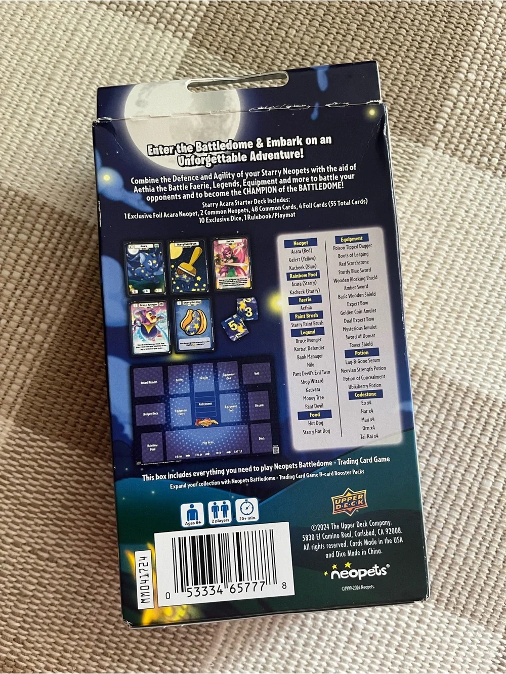 Neopets Battledome Starry Acara Starter Deck - Picture 2 of 2